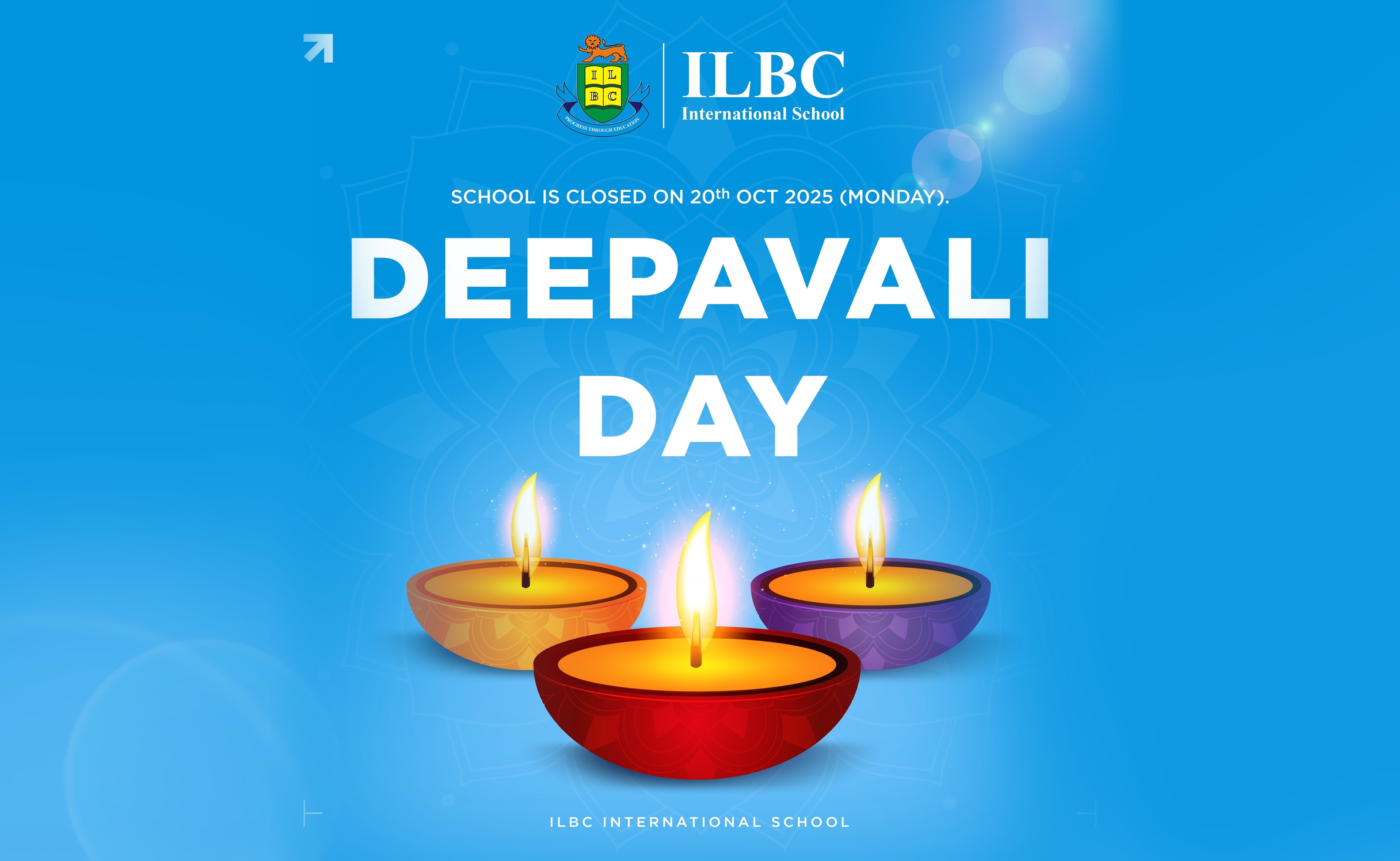 🪔 ဒီပါဝလီနေ့ကျောင်းပိတ်ရက် ကြေညာခြင်း 🪔